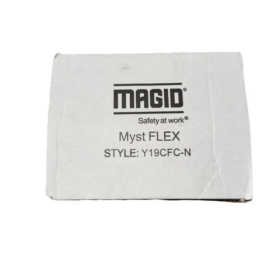 Magid Gemstone Myst Flex Y19CFC Reader Style Safety Spectacles 10 Pack – a white paper bag with the logo of the manufacturer