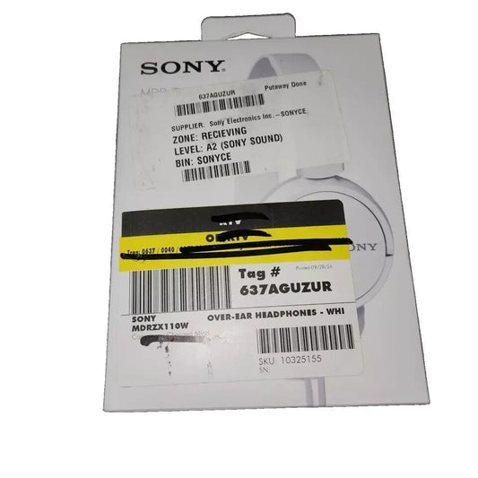 Sony MDRZX110 ZX Series Stereo Headphones - White, Lightweight & Comfortable – sony z7uu cable for sony z7uuu