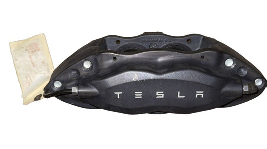 Front Brake Caliper M12 RH For Tesla - Brembo – a brake cover with the words tesla on it