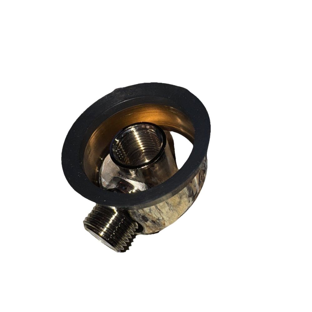 DXV D35700035.150 WALL ELBOW PLATINUM NICKEL – a brass threaded nut with a nut nut