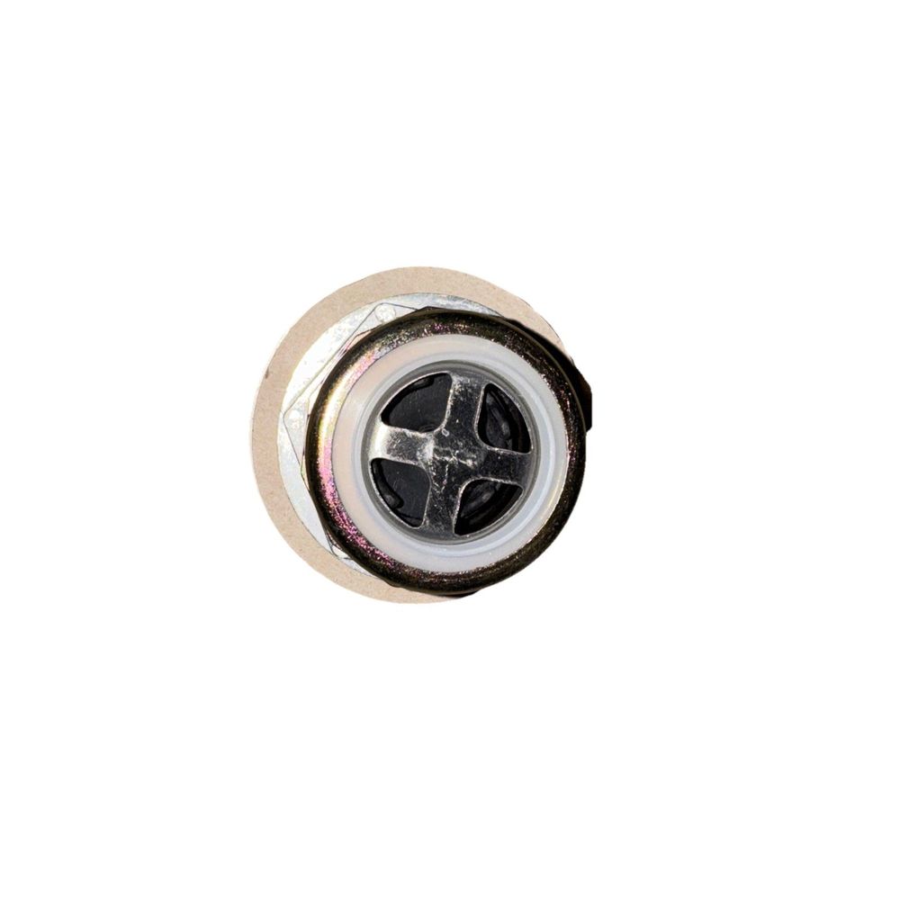 Varnahome Junior Duo Bar Stainless Steel Strainer Assembly – a black and white button with a white background