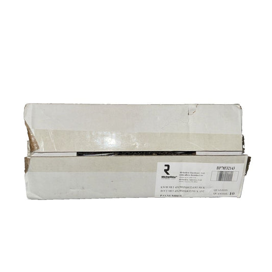 Richelieu Hardware BP78532143 Prévost Collection 1 11/16-inch 10 Pack – a box of white paper with a black stripe