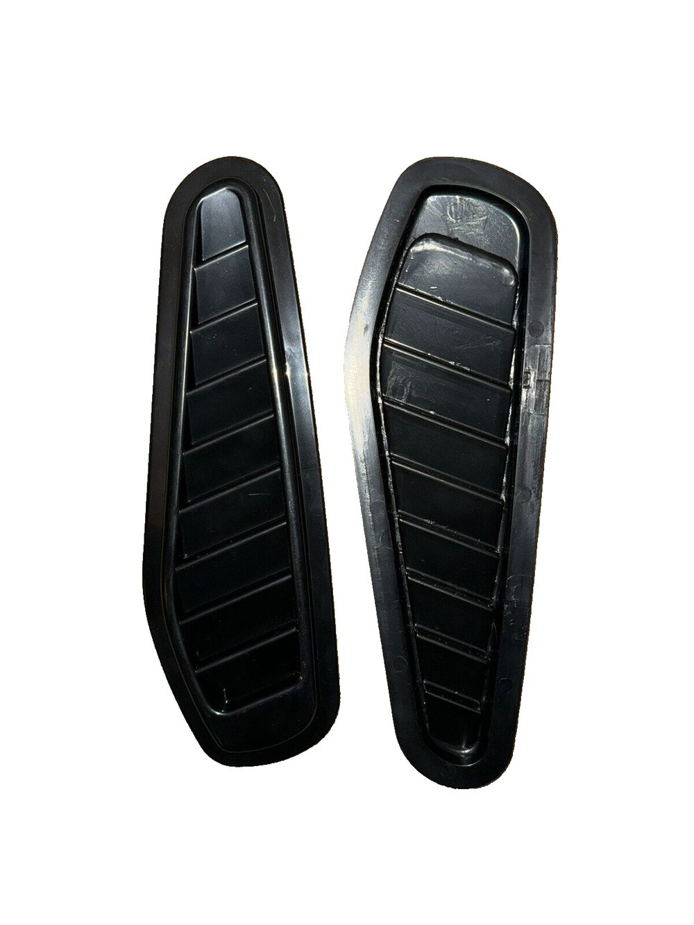 Maso Car Fender Vent Hood, Auto Air Flow Intake Scoop Turbo Bonnet Vent Cover – pair of black plastic door handles
