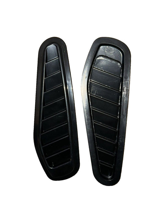Maso Car Fender Vent Hood, Auto Air Flow Intake Scoop Turbo Bonnet Vent Cover – pair of black plastic door handles