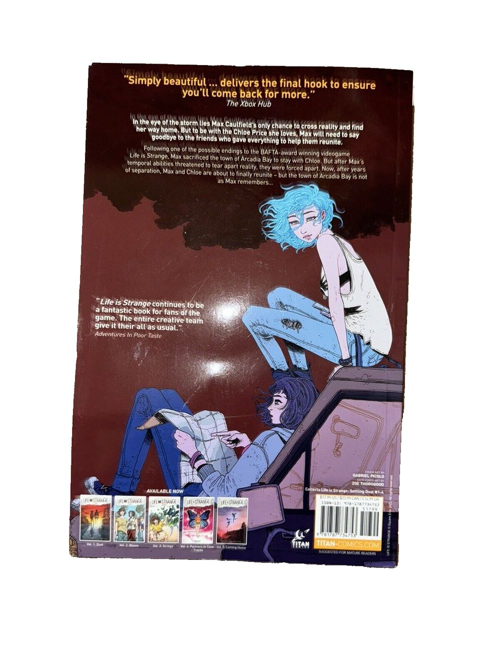 Life is Strange Vol. 6: Settling Dust (Graphic Novel), DaveyDooDeals – the cover of the book, the book of the day