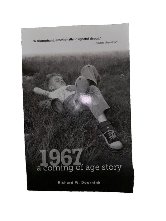 1967 - a coming of age story, DaveyDooDeals – a book with a picture of a pair of shoes