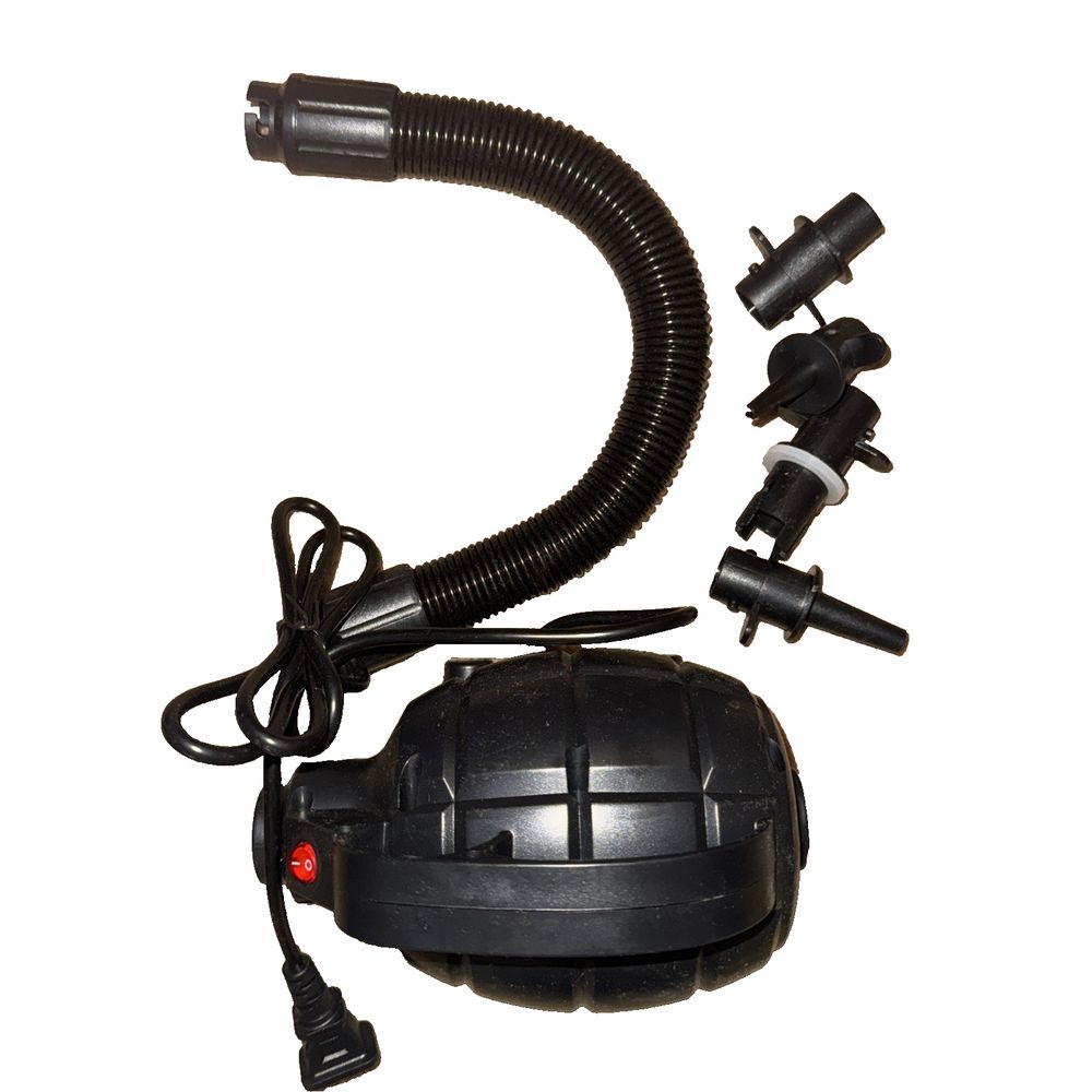 Electric Air Pump for Inflatable Gymnastics Tumbling Mats, Air Roller, Air Spot,, Unbranded – a black blow gun with a black hose