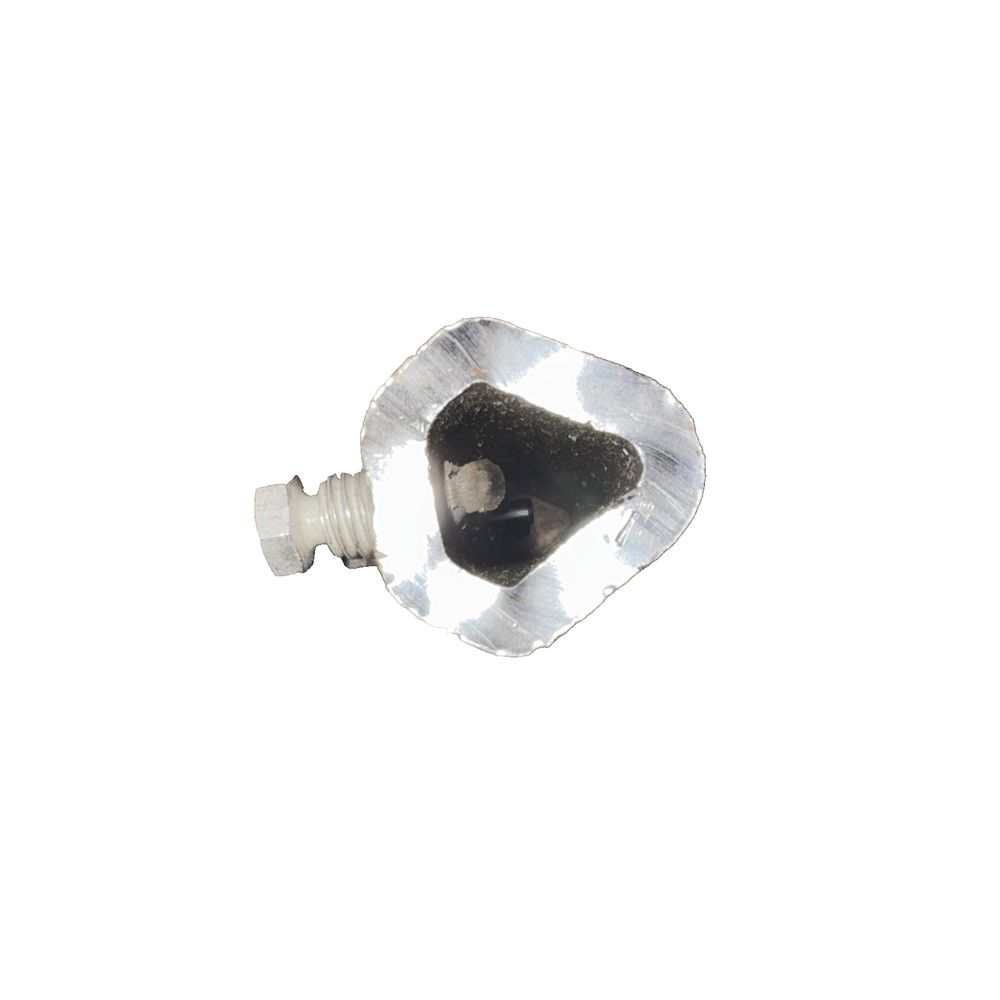 Bar Splice Screw Lok Type 2 05ZBA-HW-N38B – a glass knob with a white background
