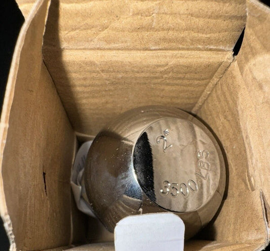 BIG RED ATRLY2019R Torin 2" Diameter Trailer Hitch Ball: 1.75 Ton (3,500 lb) Ca – a metal ball in a cardboard box