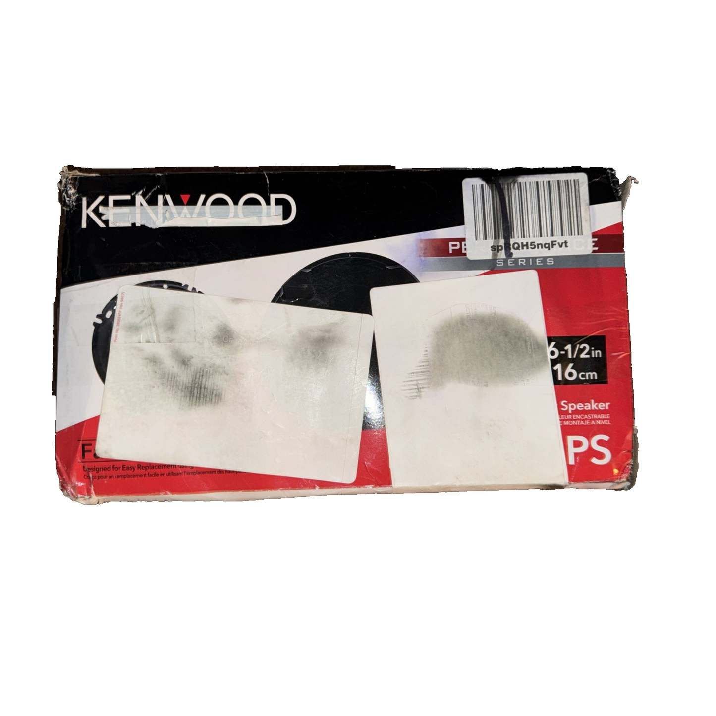 Kenwood KFC-1695PS 6.5 Inch 2 Way Car Speakers with 320 Watts Peak