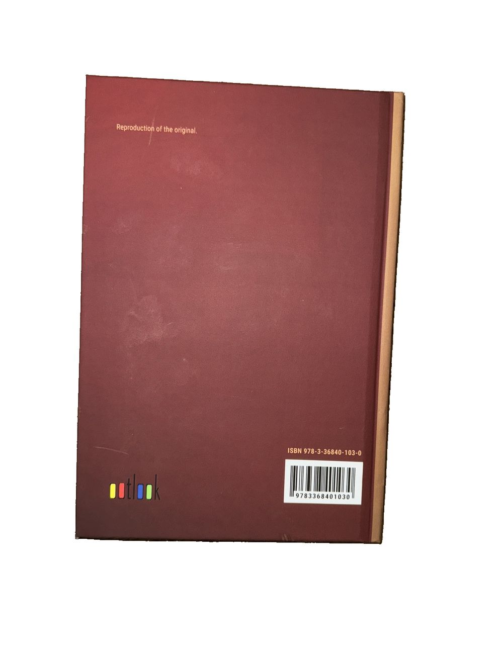 Study of a Woman: in large print, DaveyDooDeals – a red hardcover book with a white background