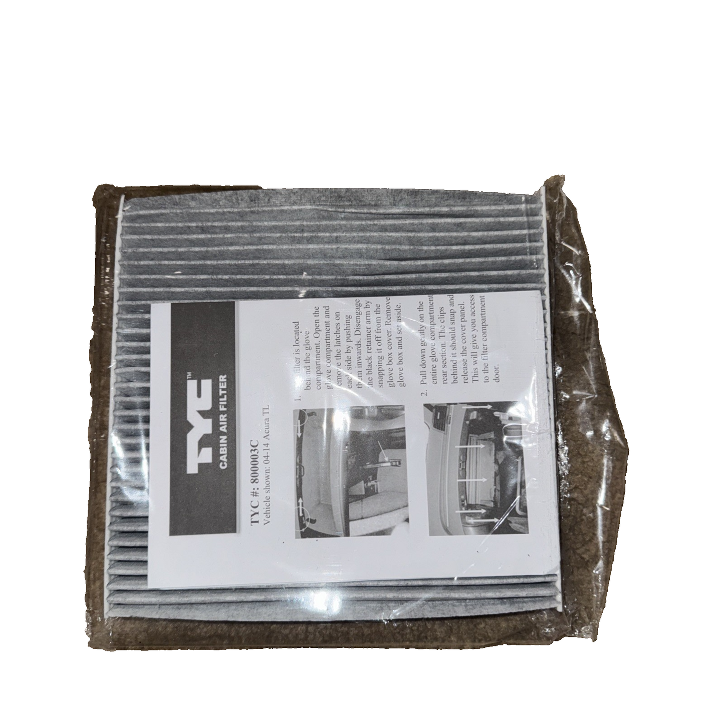 TYC 800003C Honda Replacement Cabin Air Filter