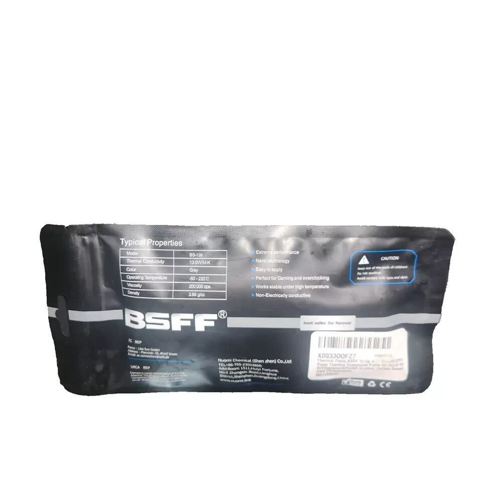 BSFF Thermal Paste 16.5g with Toolkit - High Performance CPU Thermal Compound – therme®® - 1 lb