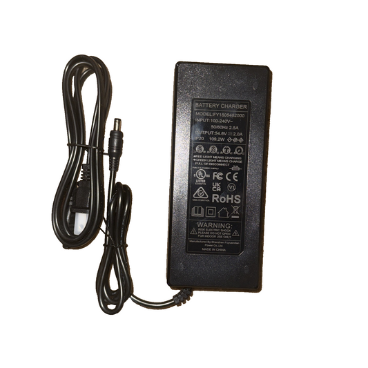 54.6V 2A 5.5X2.5mm AC Adapter Battery Charger For FY1505462000 Power Supply Cord