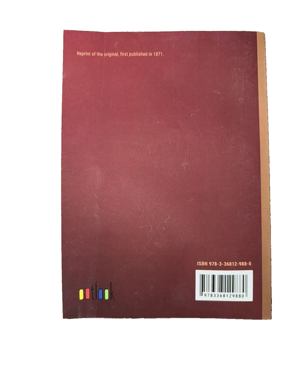 Art: Its Laws, and the Reasons for them, DaveyDooDeals – a red book with a white background