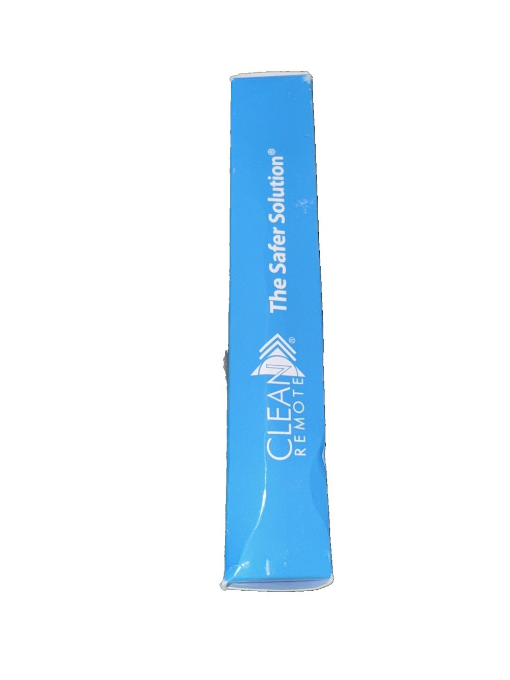Clean Remote Universal TV Remote CR1 Hospital TV Remote – a blue plastic tube with the words clear
