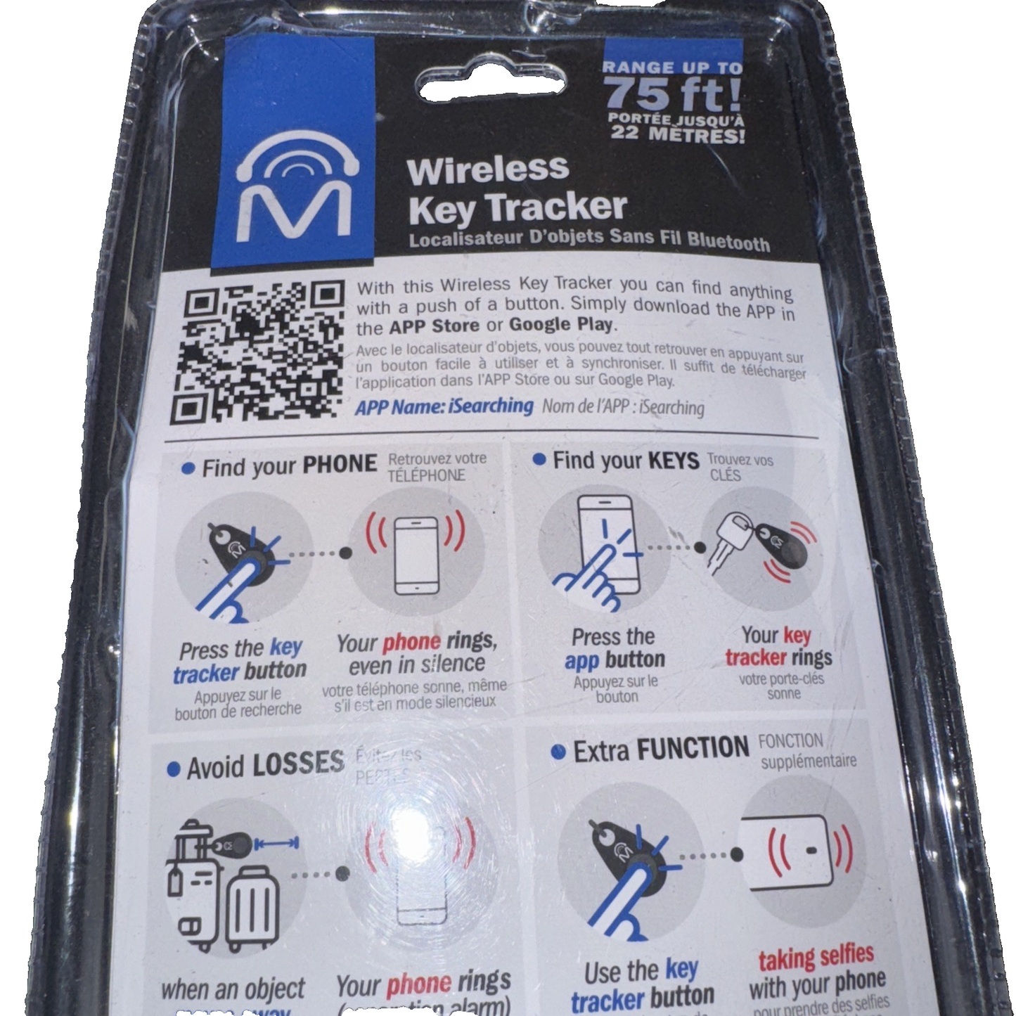 Wireless Key/Pets/Phone Tracker 4 pack