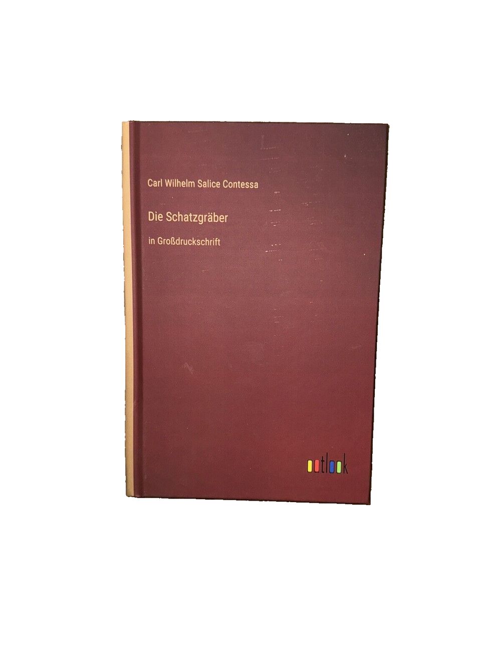 Die Schatzgrber: in Grodruckschrift, DaveyDooDeals – a book with a red cover and a white background