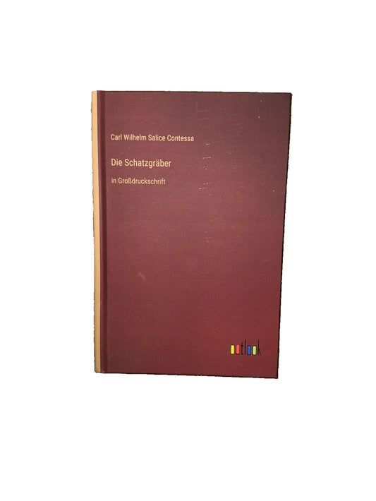 Die Schatzgrber: in Grodruckschrift, DaveyDooDeals – a book with a red cover and a white background