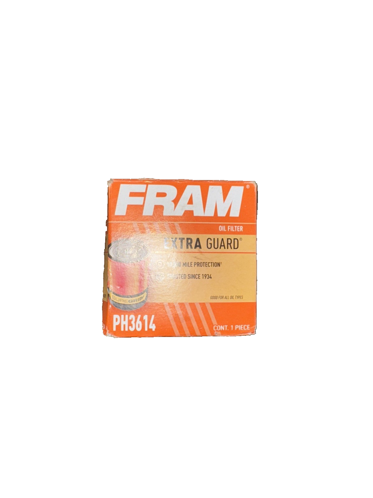 Fram PH3614 Extra Guard Passenger Car Spin-On Oil Filter, Pack of 1