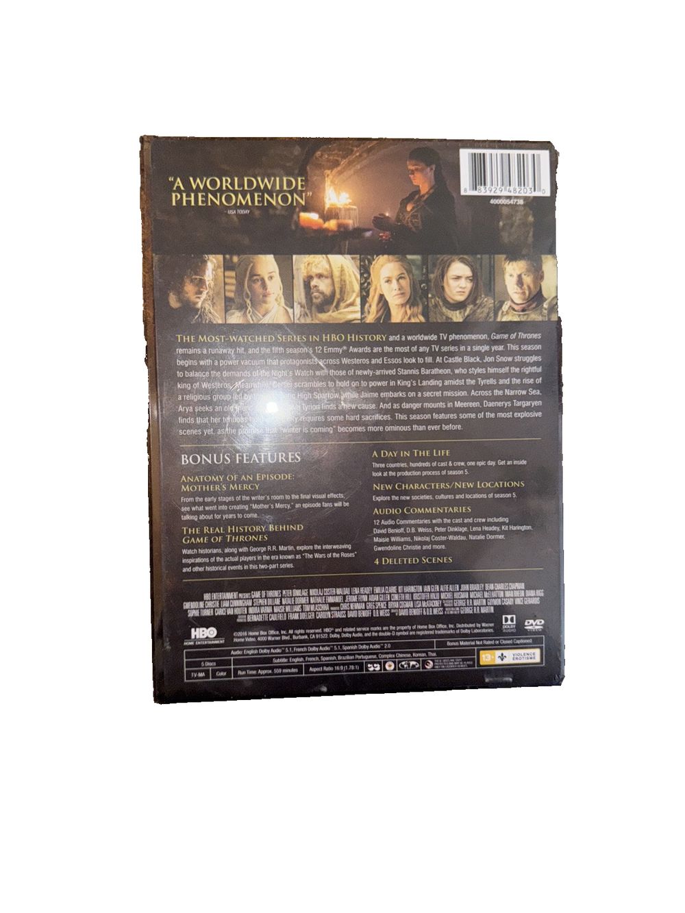 Game Of Thrones The Complete Fifth Season, DaveyDooDeals – the hordd dvd