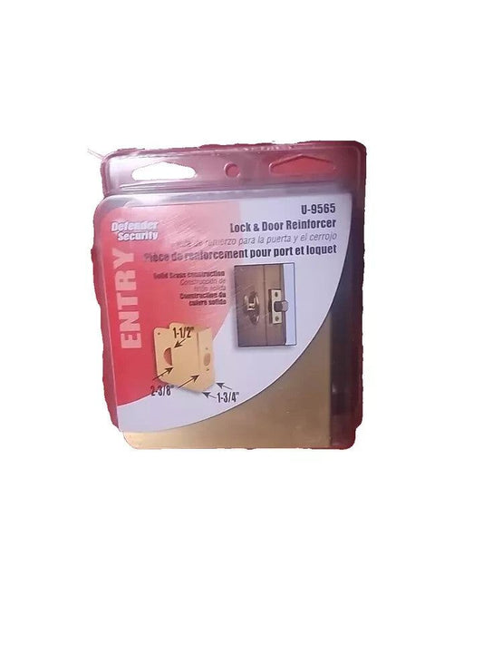 Prime-Line U 9565 Brass Lock and Door Reinforcement Plate for 1-3/4 In. Doors, Prime_line – a red plastic box with a white label on it