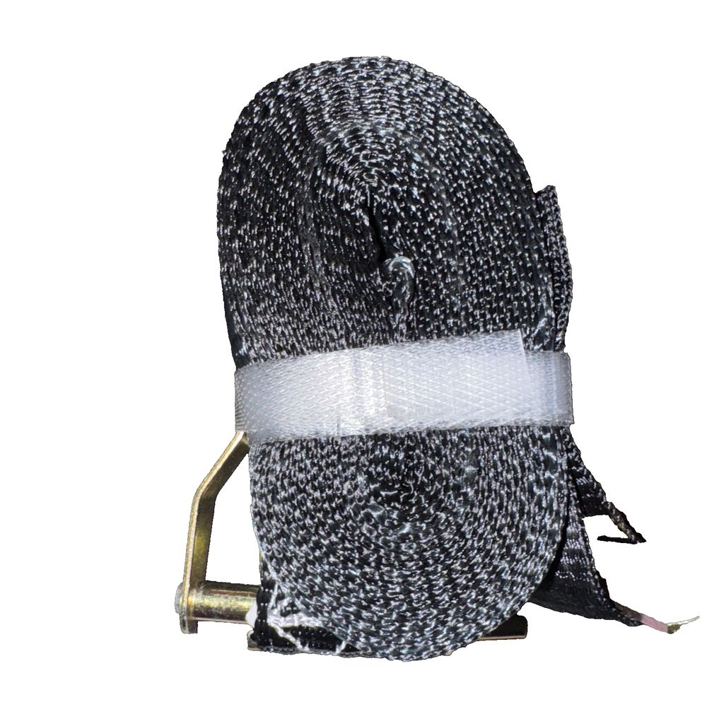 Tie Down Strap With Ratchet 4 Pack, Unbranded – a black and white knitted bag with a white ribbon