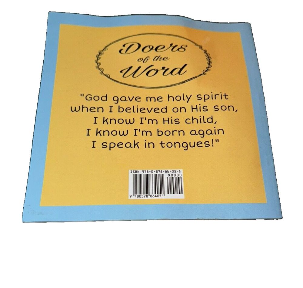 I Speak in Tongues! By Tracy Born, DaveyDooDeals – a yellow and blue napkin with a quote on it