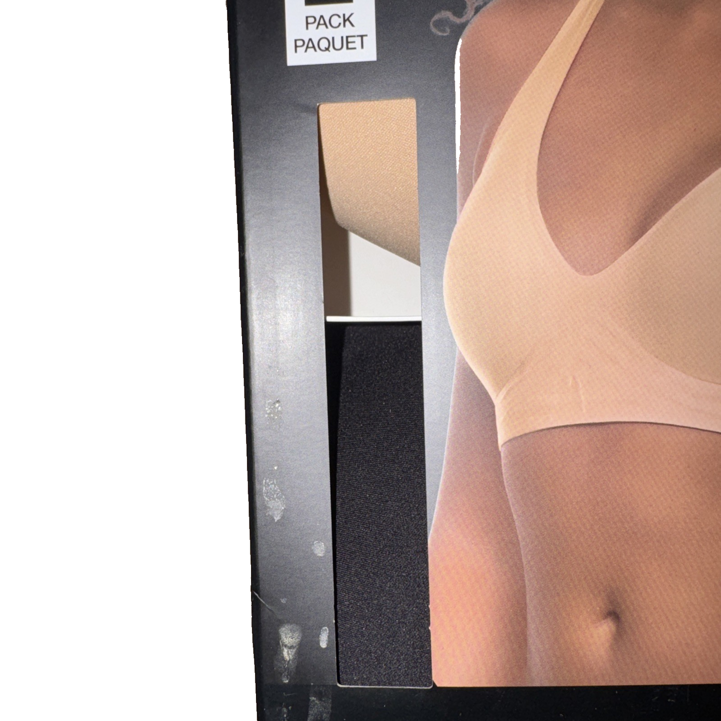 Buffalo David Bitton Wire Free Bra 2 Pack Colors Black And Beige Size Medium