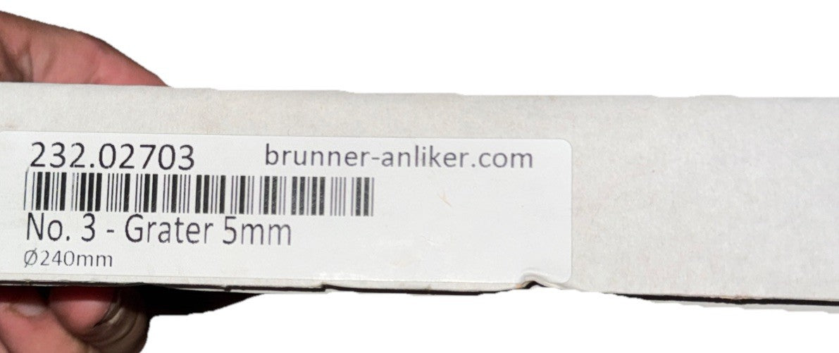 Brunner Anliker No. 3 Grater 5mm 232.02703
