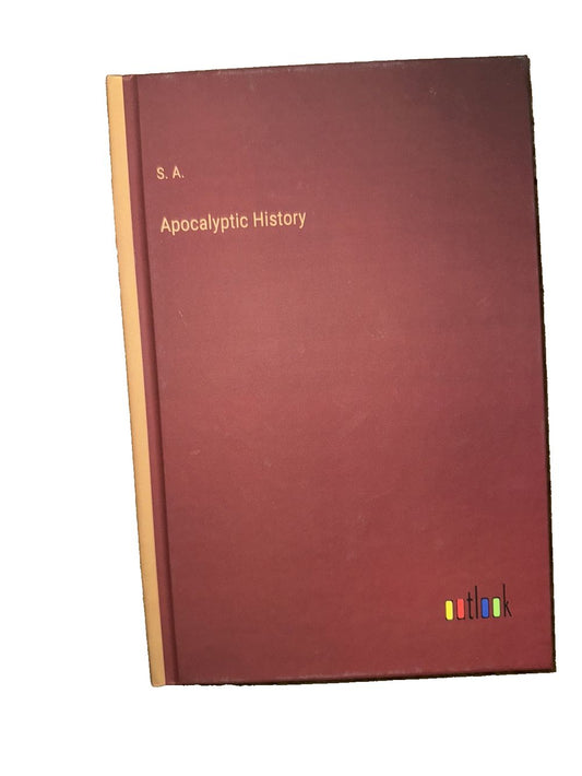 Apocalyptic History, DaveyDooDeals – a book with a red cover and gold lettering