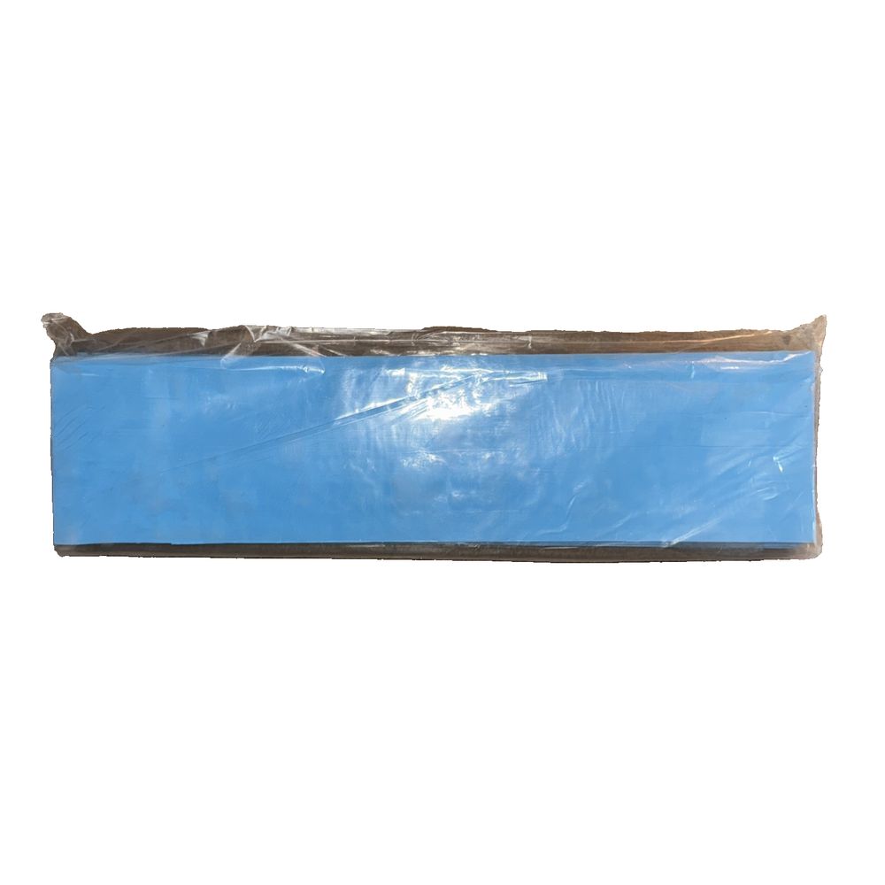 Durable Oyster Gray Peel & Stick Stone Tiles 12-Sheet Pack for Interior Upgrade – a blue plastic bag with a white background