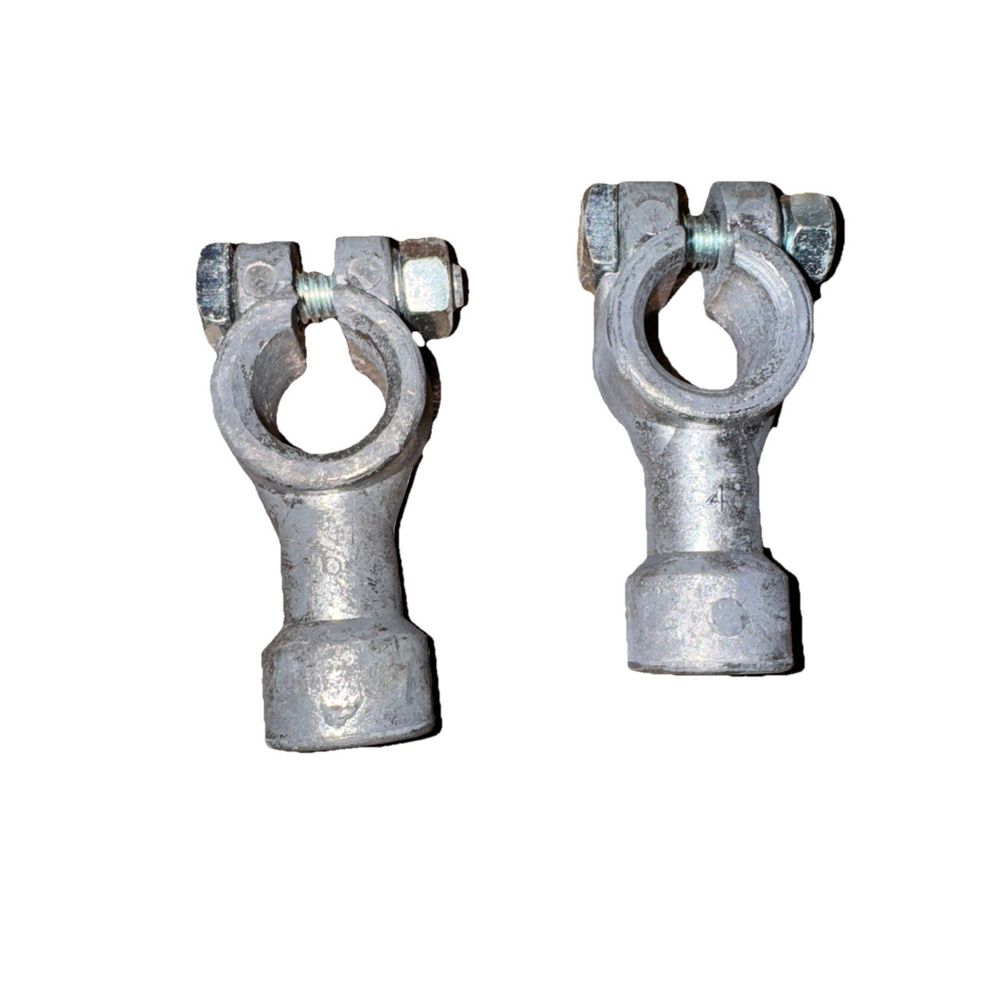 ACDelco 4BA17 Professional Battery Side Terminal to Top Post Adapter, DaveyDooDeals – pair of zinc steel pipe clamps