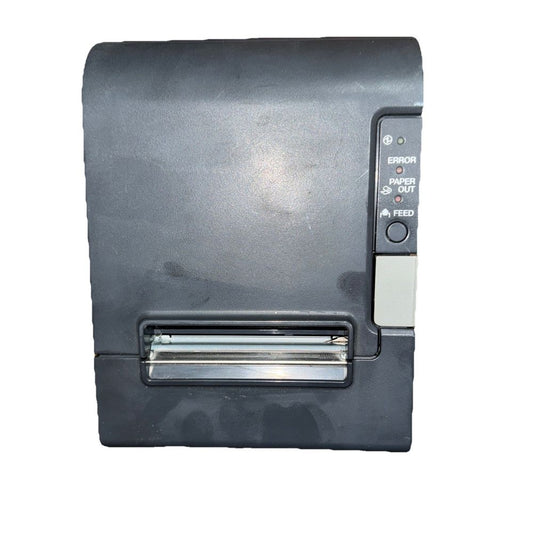 Epson TM-T88IV Series No Cables – a black stamper with a white background
