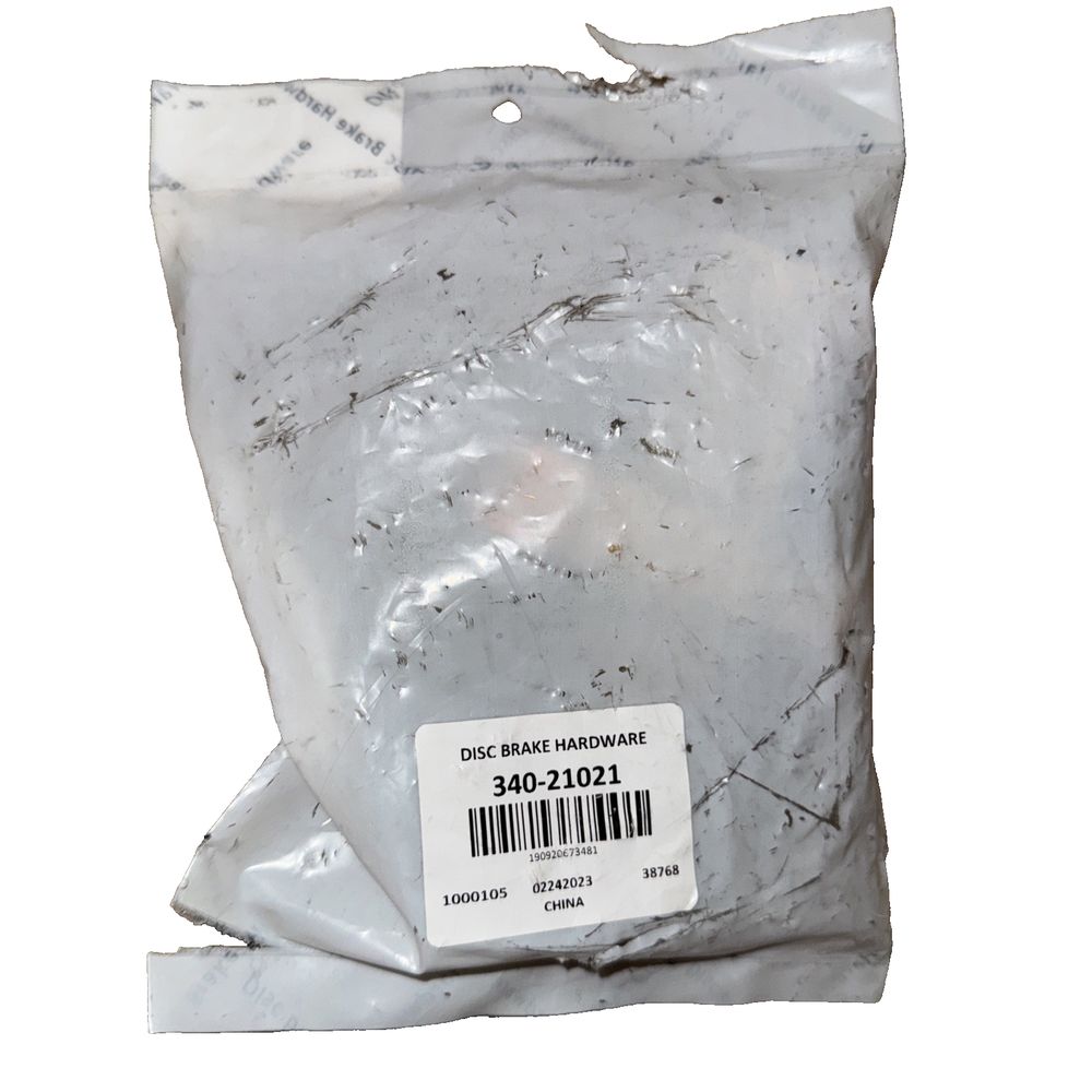 Dynamic Friction 340-21021 - Disc Brake Hardware Kit – a bag of white powder