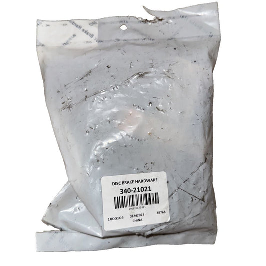 Dynamic Friction 340-21021 - Disc Brake Hardware Kit – a bag of white powder