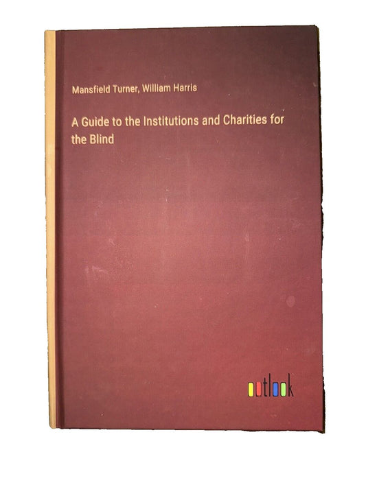 A Guide to the Institutions and Charities for the Blind, DaveyDooDeals – a book with a red cover and a gold border