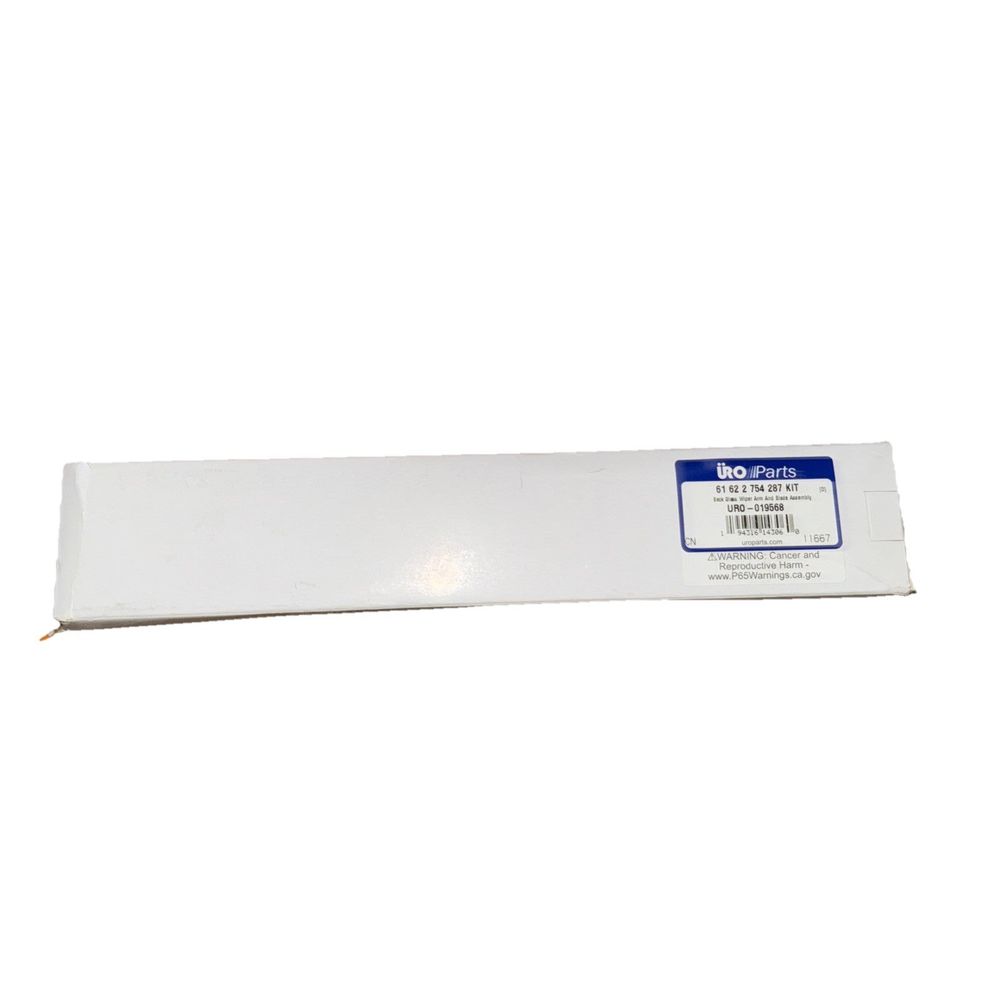 URO Parts Windshield Wiper Arms 61 62 2 754 287 KIT – a white paper with a blue label on it