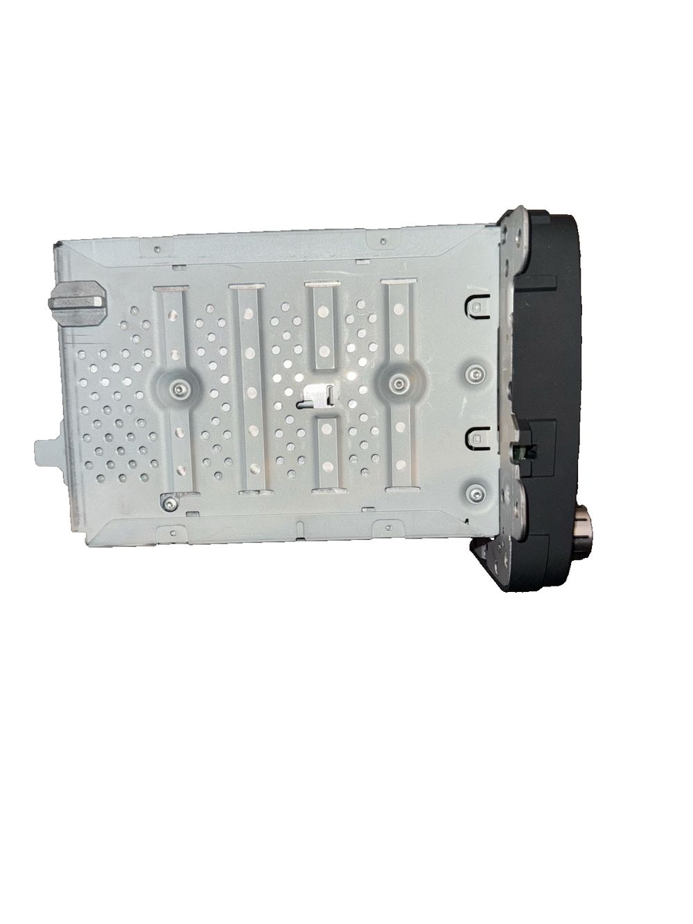 10-16 VW Volkswagen Jetta / Golf Radio Stereo Am/Fm Cd Discplayer Reciever Oem – a white plastic enclosure with a black plastic cover