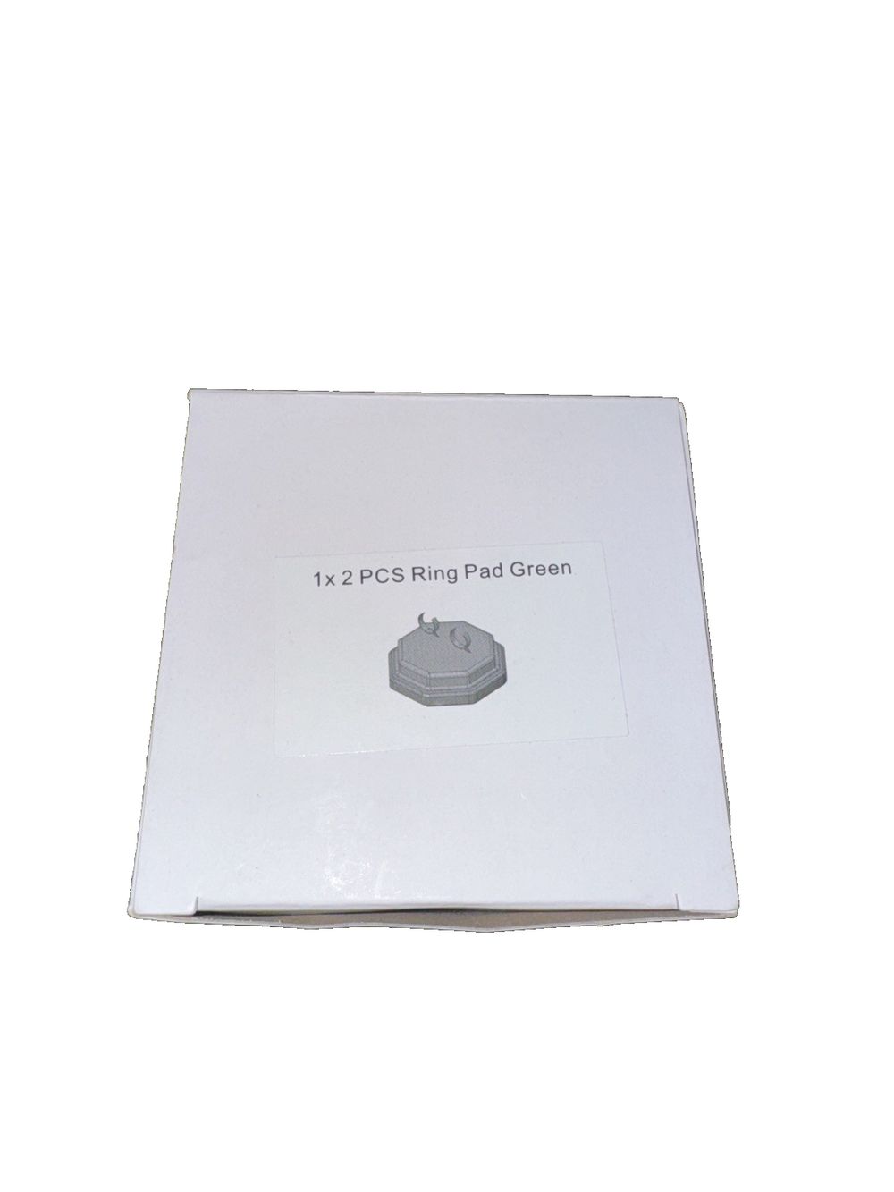 1x 2 PCS Ring Pad Green Display Pad, DaveyDooDeals – a white box with a white lid and a white lid
