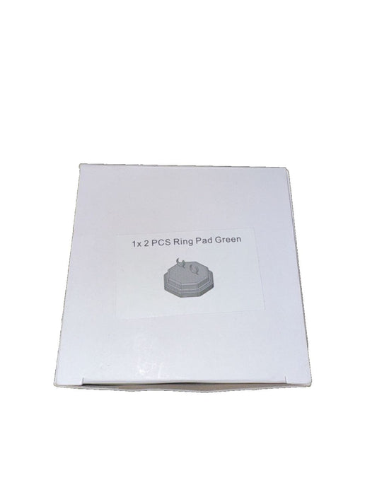 1x 2 PCS Ring Pad Green Display Pad, DaveyDooDeals – a white box with a white lid and a white lid