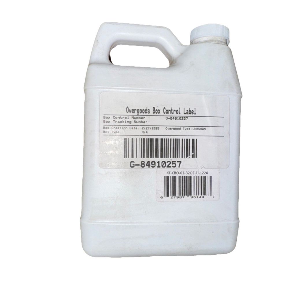 Kings Fleet Cutting Board Oil 23oz, DaveyDooDeals – a gallon of liquid with a barcode label