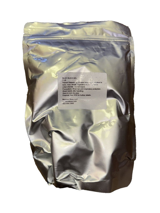 Moisture Boss Air Dryer Desiccant – Replaces DRP-14-10B/008 – Blue Silica 1Lb Bg, DaveyDooDeals – a bag of white powder