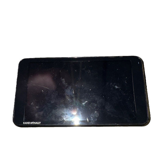 Rand MCnally TND 550 Truck GPS No Mount/Cord – a black cell phone with a broken screen
