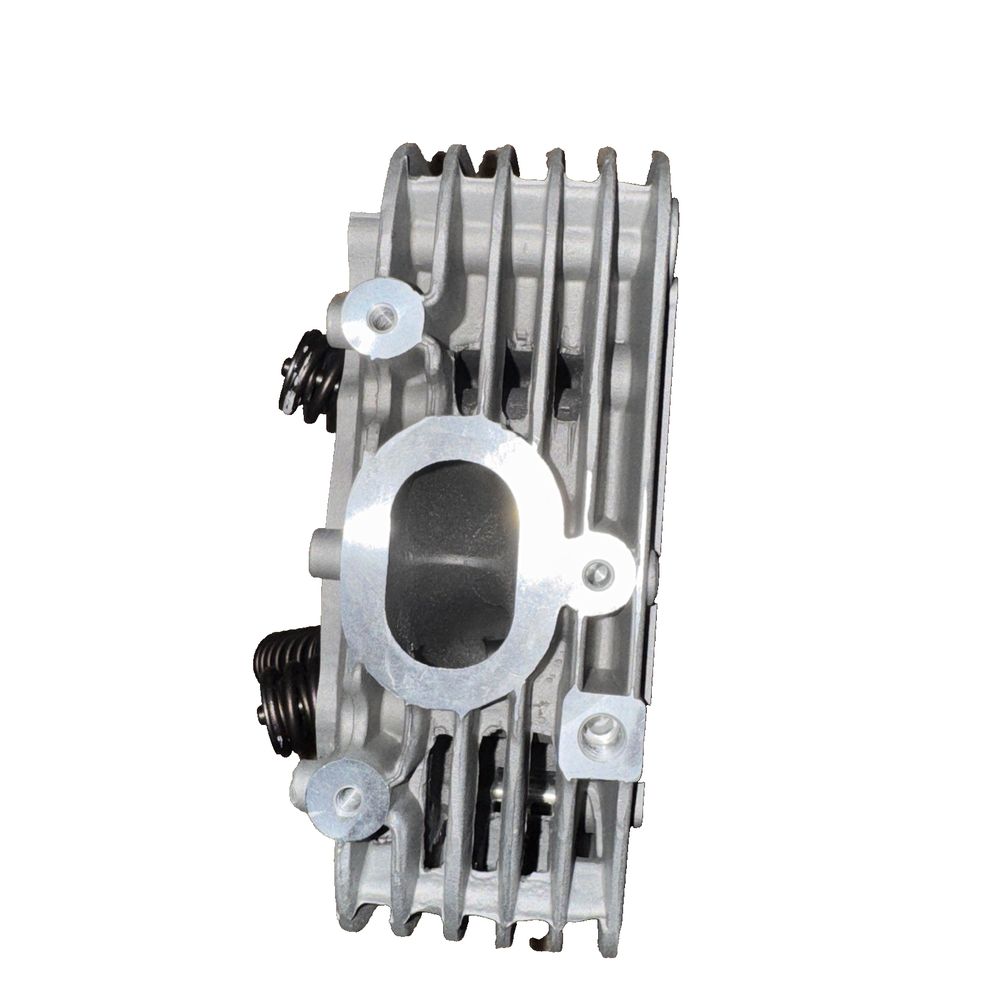 Cylinder Head For 2000 2001 2002 2003 Honda Sportrax, Unbranded – a silver motorcycle engine housing with a black and white background