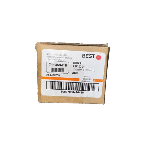 Door Hinges CB179 4.5"x4" 711453416 3 Pack, Best Hinges – the box of the new epstx - 4x