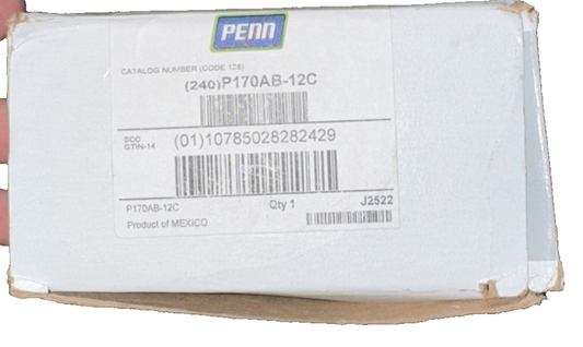 Johnson Controls P170AB-12C Low Pressure Control