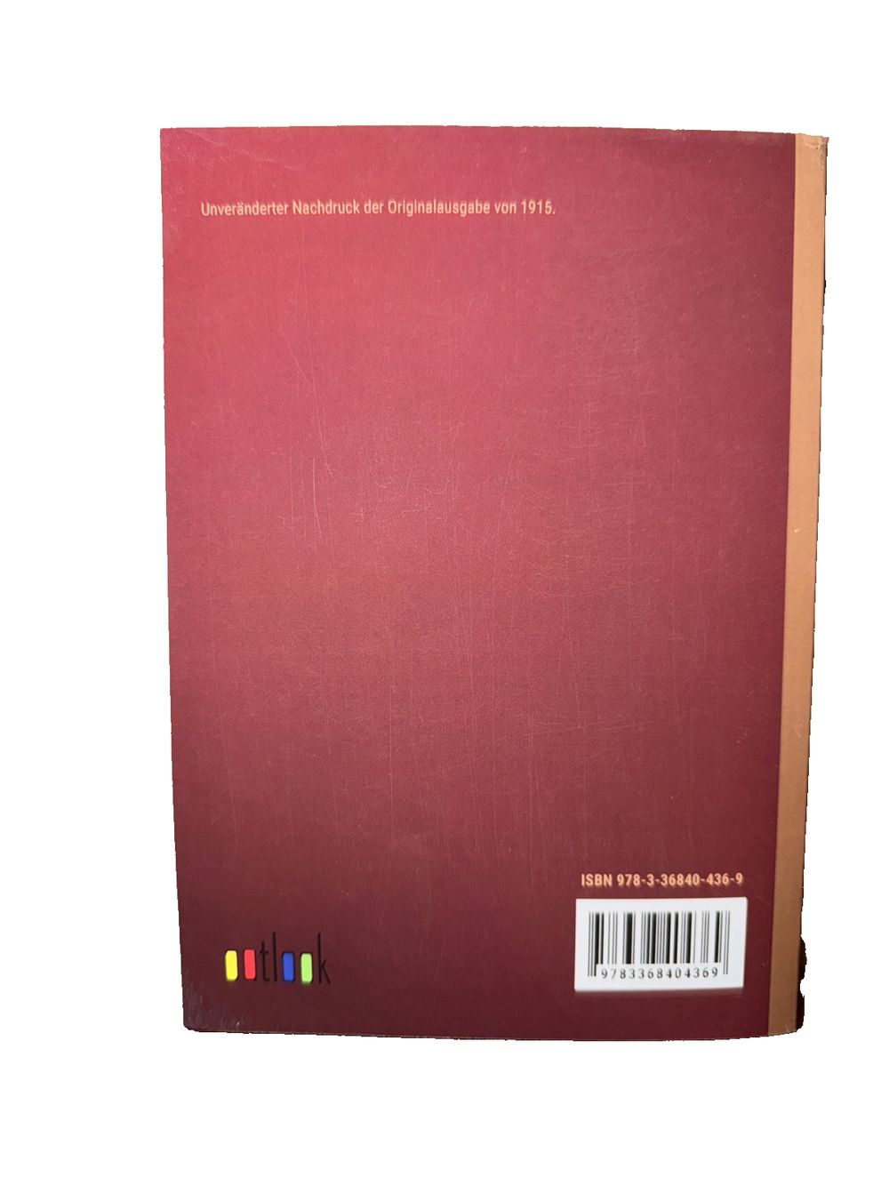 Geschichte des Weltkrieges: Das Jahr 1914, DaveyDooDeals – a red book with a white background