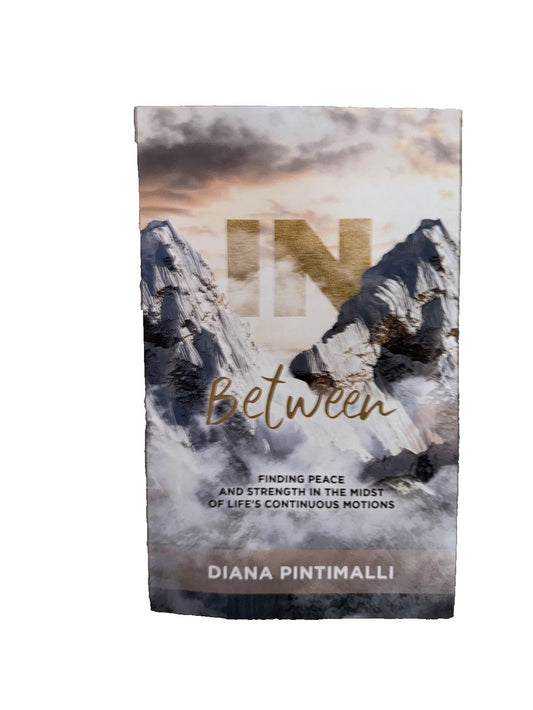 In Between: Finding Peace and Strength in the Midst of Life's Continuous Motions, DaveyDooDeals – the front of a bag of coffee with the wor…