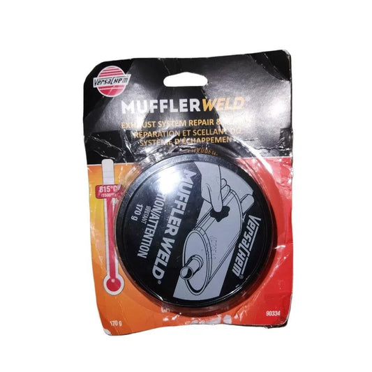 High Quality Permatex VersaChem Muffler Weld Sealer for Automotive Repair - 170g – a black and white tape with a red and white logo